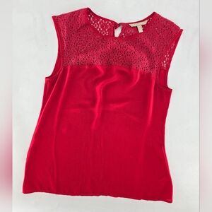 Banana Republic Red‎ Lace Blouse